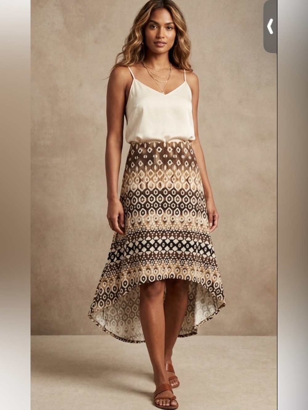 Cato high/low skirt. Size XL